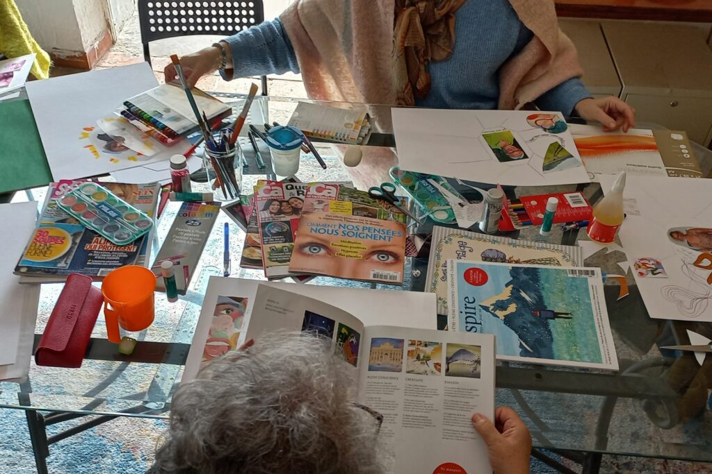 Atelier tableau de visualisation Unalome chemin de vie